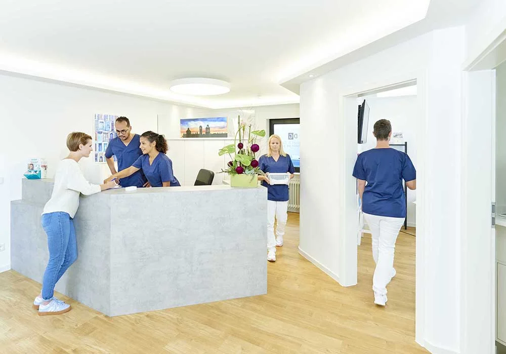 Die Zahnarztpraxis von Dr. Georg bei Wilhemsfeld.